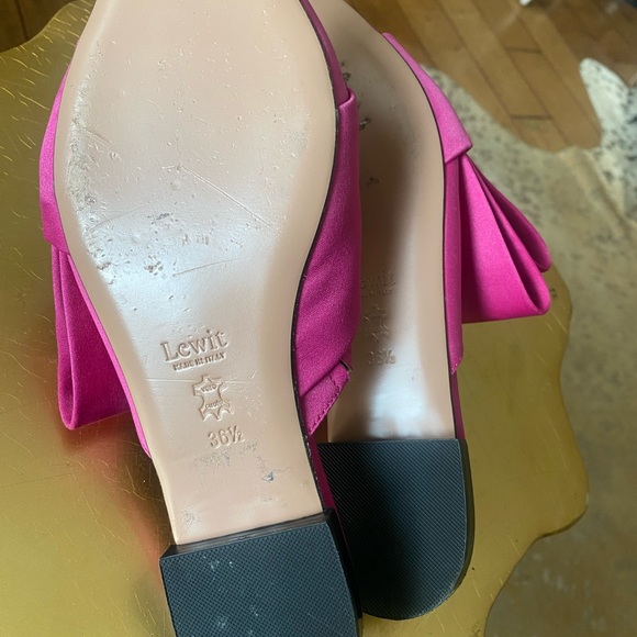 New Hot Pink Silk/Satin Slides - Picture 5 of 7